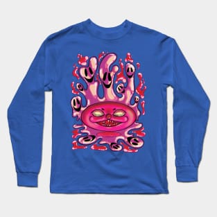 the clown with a fake smile Long Sleeve T-Shirt